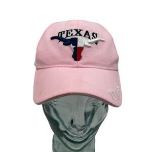 Texas Longhorns Choice Cap Women Hat Football Pink Strapback Embroidered OS